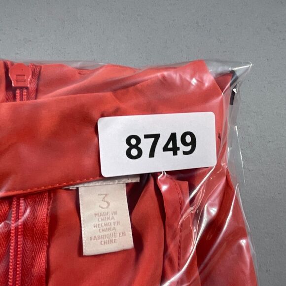 Chicos 2 Top Shirt 3 XL Pullover Keyhole Orange 3/4 Choker Sleeve Stretch Autumn - Picture 14 of 14